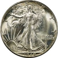 1940-S Walking Liberty Half Dollar (50c) Obverse Image