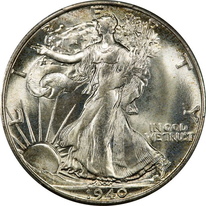 1940-S Walking Liberty Half Dollar (50c) Obverse Image