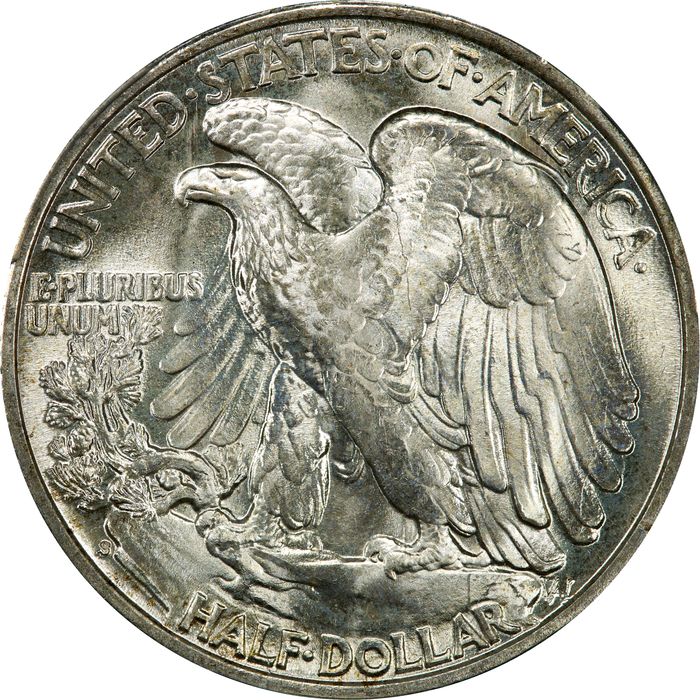 1940-S Walking Liberty Half Dollar (50c) Reverse Image