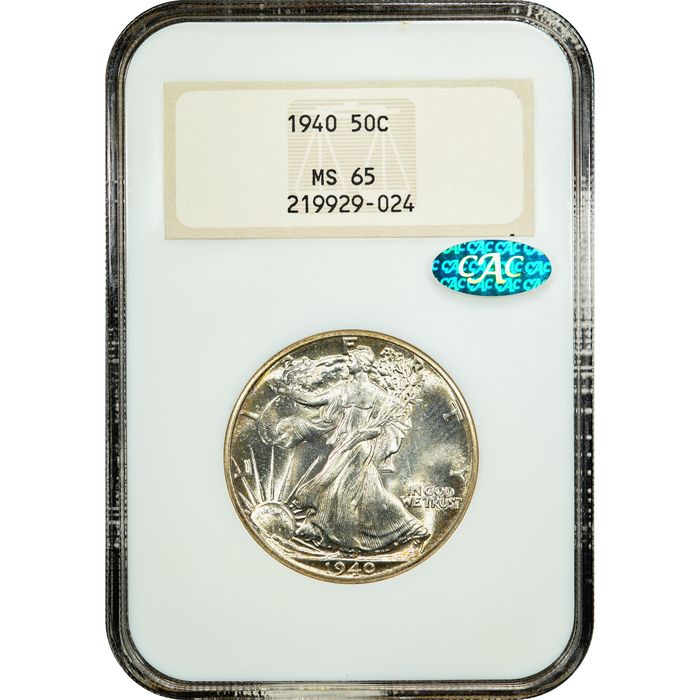 1940 Walking Liberty Half Dollar (50c) Obverse Image