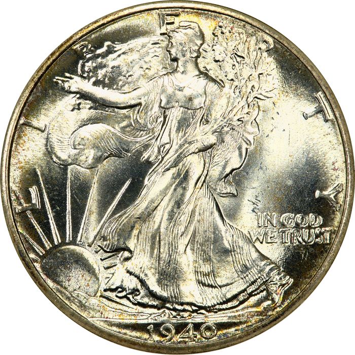 1940 Walking Liberty Half Dollar (50c) Photo 3