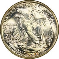 1940 Walking Liberty Half Dollar (50c) Photo 4