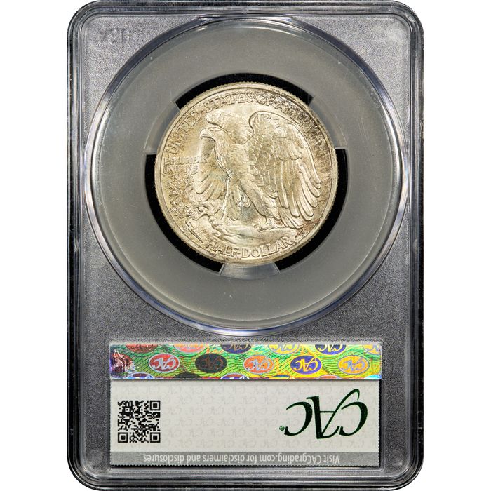1941-D Walking Liberty Half Dollar (50c) Reverse Image