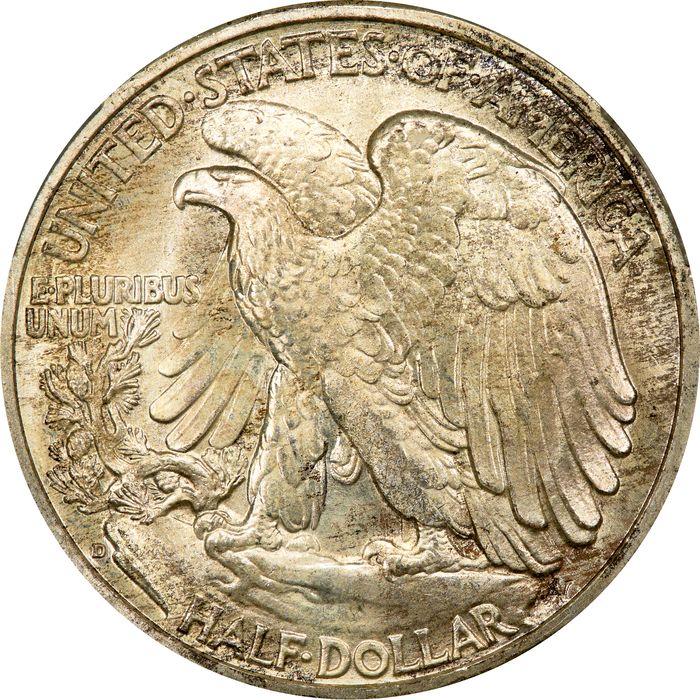 1941-D Walking Liberty Half Dollar (50c) Photo 4