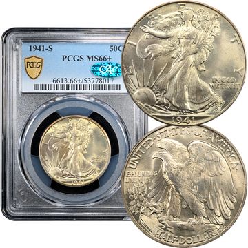 1941-S Walking Liberty Half Dollar (50c) Composite Image