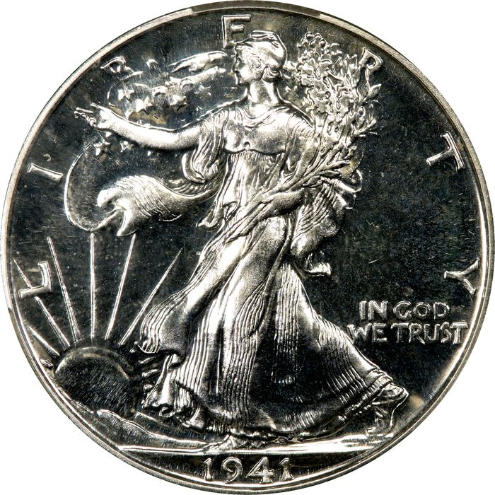 1941 Walking Liberty Half Dollar (50c) Photo 3