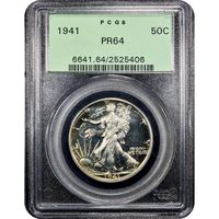1941 Walking Liberty Half Dollar (50c) OGH Obverse Image