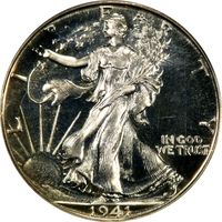 1941 Walking Liberty Half Dollar (50c) OGH Photo 3