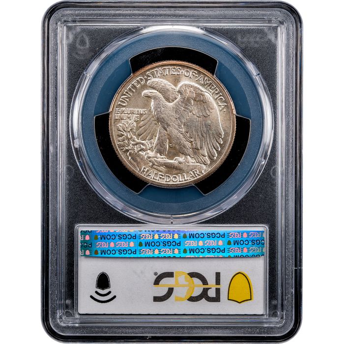 1941 Walking Liberty Half Dollar (50c) Reverse Slab Image