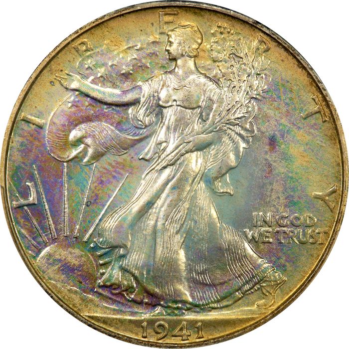 1941 Walking Liberty Half Dollar (50c) Photo 3