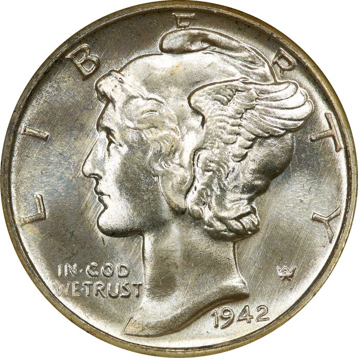 1942-D Mercury Dime (10c) Photo 3