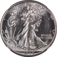 1942-S Walking Liberty Half (50c) Obverse Image