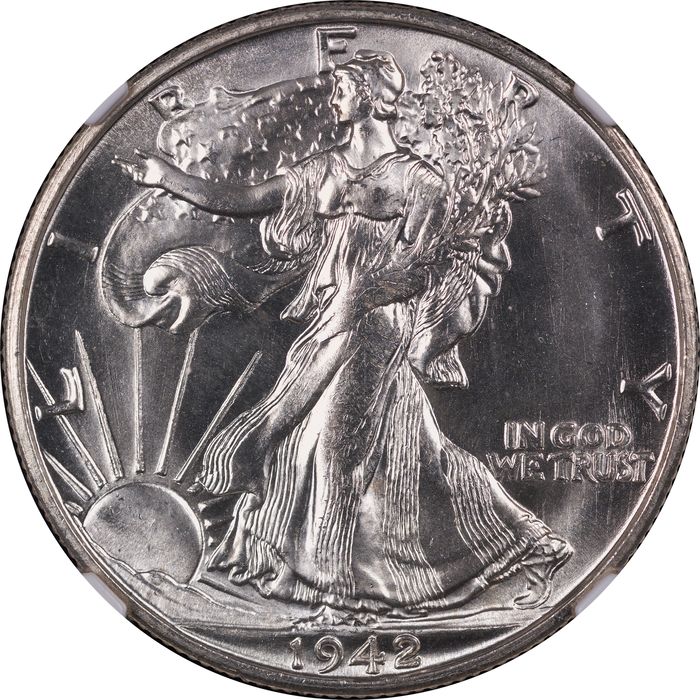 1942-S Walking Liberty Half (50c) Obverse Image