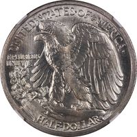 1942-S Walking Liberty Half (50c) Reverse Image