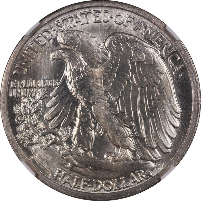 1942-S Walking Liberty Half (50c) Reverse Image