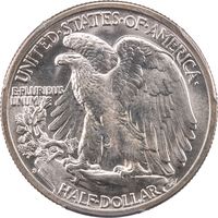 1942-S Walking Liberty Half Dollar (50c) Reverse Image