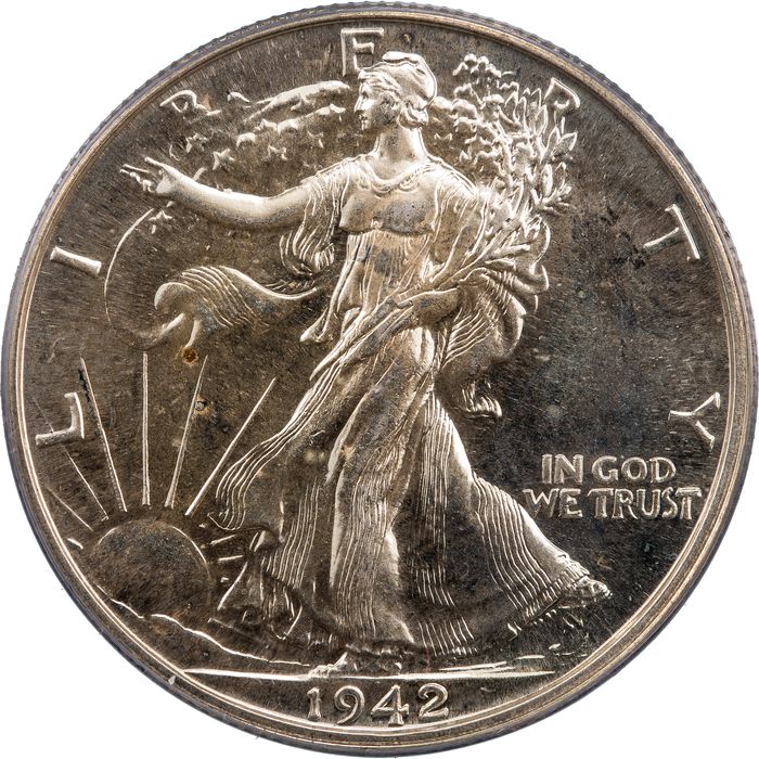 1942 Walking Liberty Half Dollar (50c) Photo 3