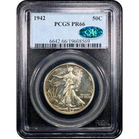1942 Walking Liberty Half Dollar (50c) Obverse Image