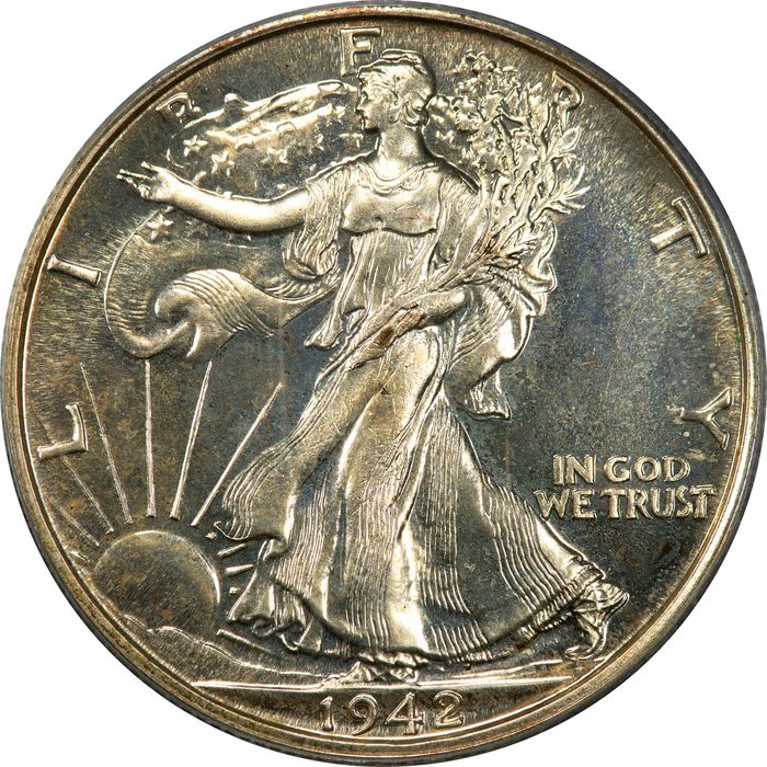 1942 Walking Liberty Half Dollar (50c) Photo 3