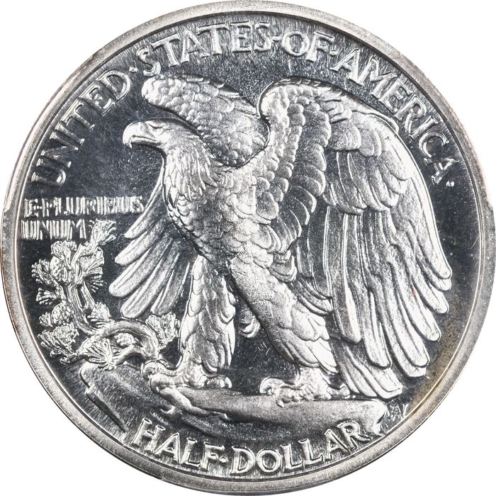 1942 Walking Liberty Half Dollar (50c) Reverse Image