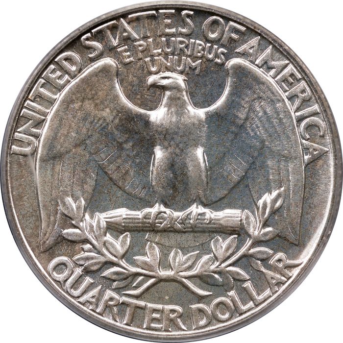 1942 Washington Quarter (25c) OGH Reverse Image