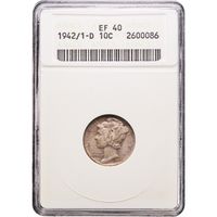 1942/1-D Mercury Dime (10c) Obverse Image