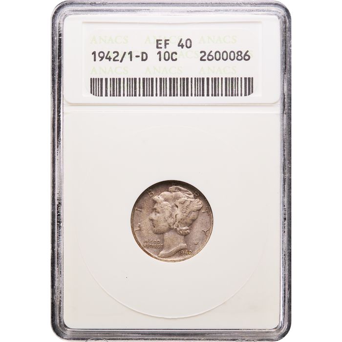 1942/1-D Mercury Dime (10c) Obverse Image
