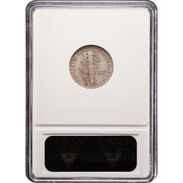 1942/1-D Mercury Dime (10c) Reverse Image