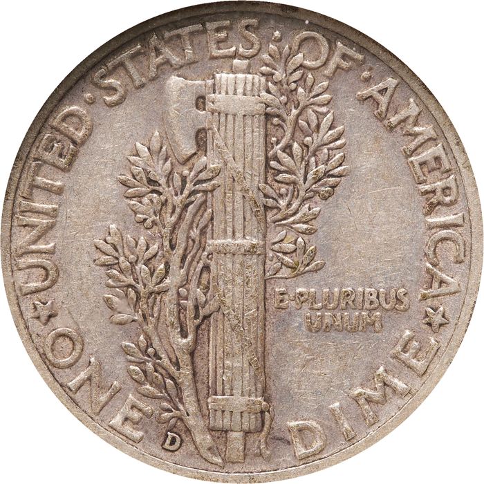 1942/1-D Mercury Dime (10c) Photo 4