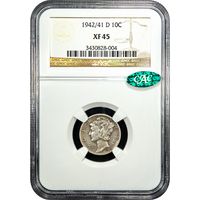 1942/1-D Mercury Dime (10c) Obverse Image