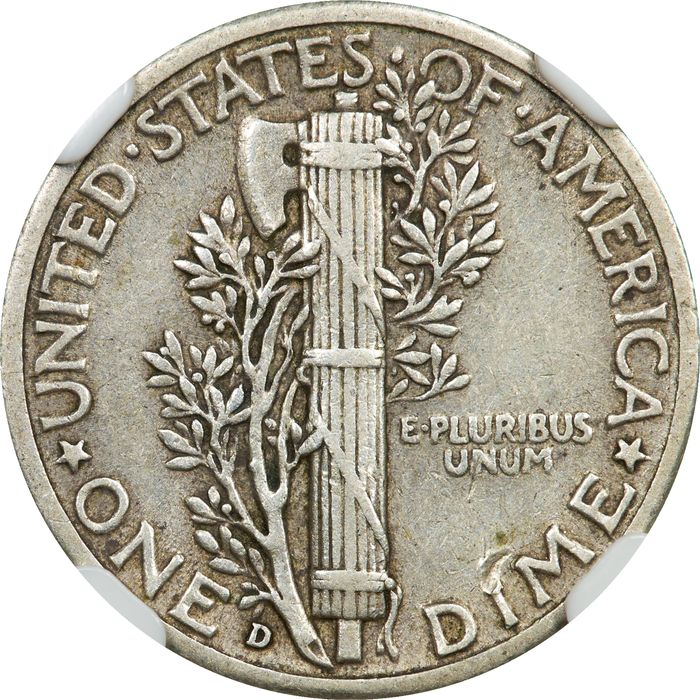 1942/1-D Mercury Dime (10c) Photo 4
