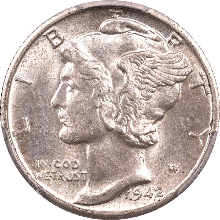 1942/1-D Mercury Dime (10c) Obverse Image