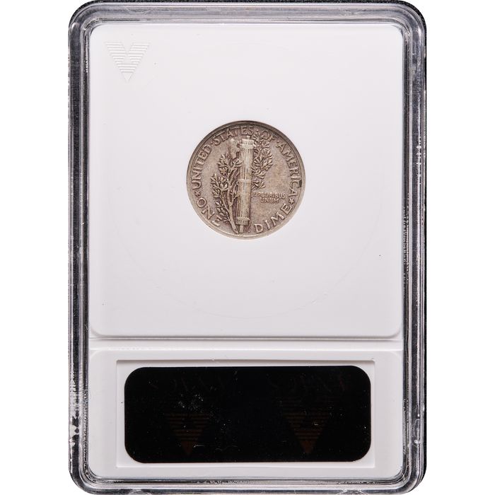 1942/1 Mercury Dime (10c) Reverse Slab Image