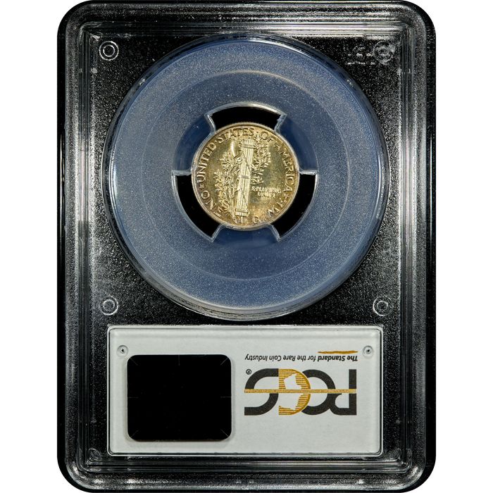 1942/1 Mercury Dime (10c) Reverse Slab Image