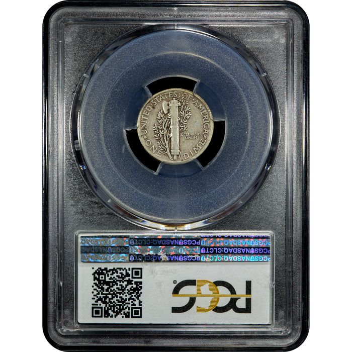 1942/1 Mercury Dime (10c) Reverse Slab Image