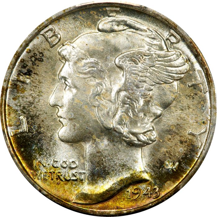 1943-D Mercury Dime (10c) Obverse Image