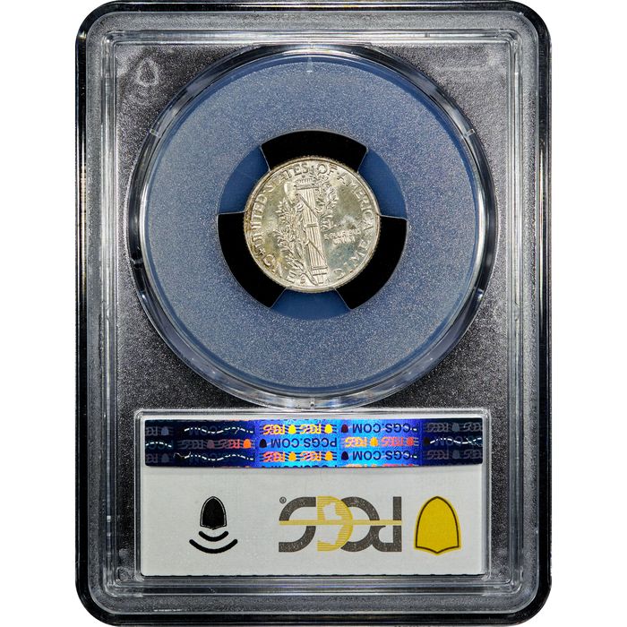 1943-D Mercury Dime (10c) Reverse Slab Image