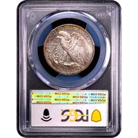 1943-S Walking Liberty Half Dollar (50c) Reverse Slab Image