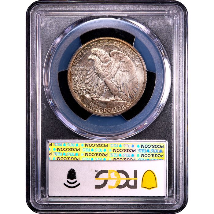 1943-S Walking Liberty Half Dollar (50c) Reverse Slab Image