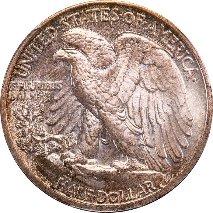 1943-S Walking Liberty Half Dollar (50c) Reverse Image