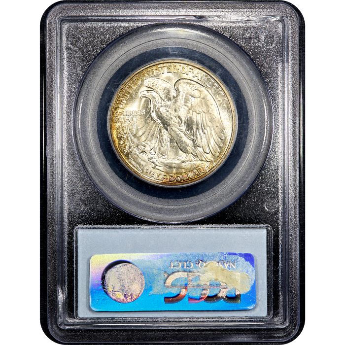 1944-S Walking Liberty Half Dollar (50c) Reverse Slab Image