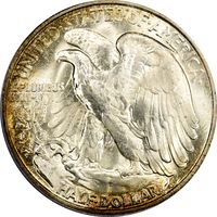 1944-S Walking Liberty Half Dollar (50c) Reverse Image