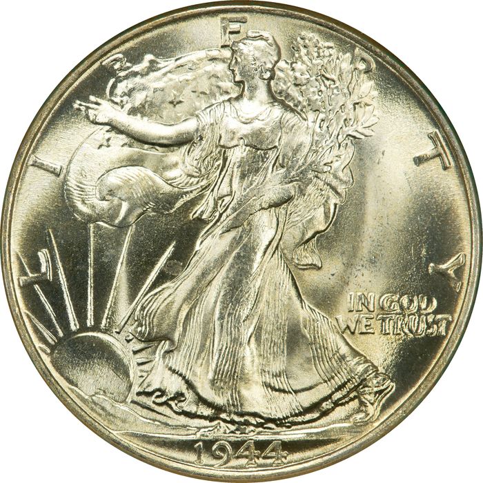 1944 Walking Liberty Half Dollar (50c) Photo 3