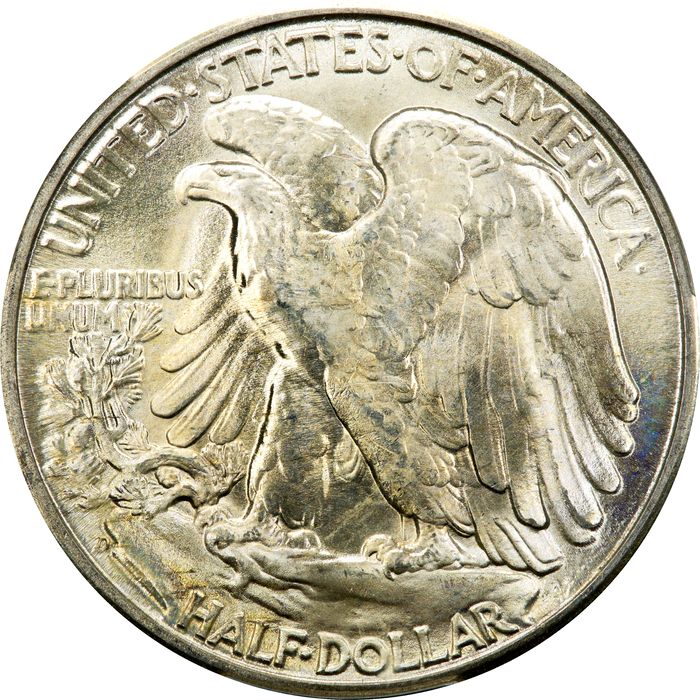 1945-D Walking Liberty Half Dollar (50c) Photo 4