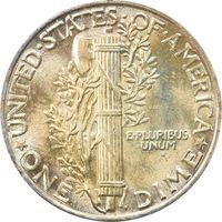 1945 Mercury Dime (10c) Rattler Photo 4
