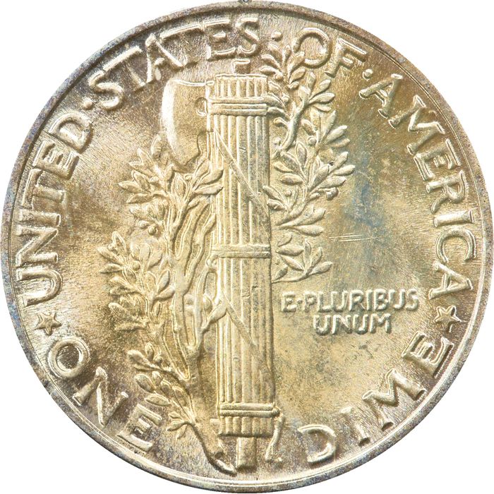 1945 Mercury Dime (10c) Rattler Photo 4