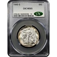 1945-S Walking Liberty Half Dollar (50c) Obverse Image