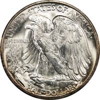 1945-S Walking Liberty Half Dollar (50c) Photo 4