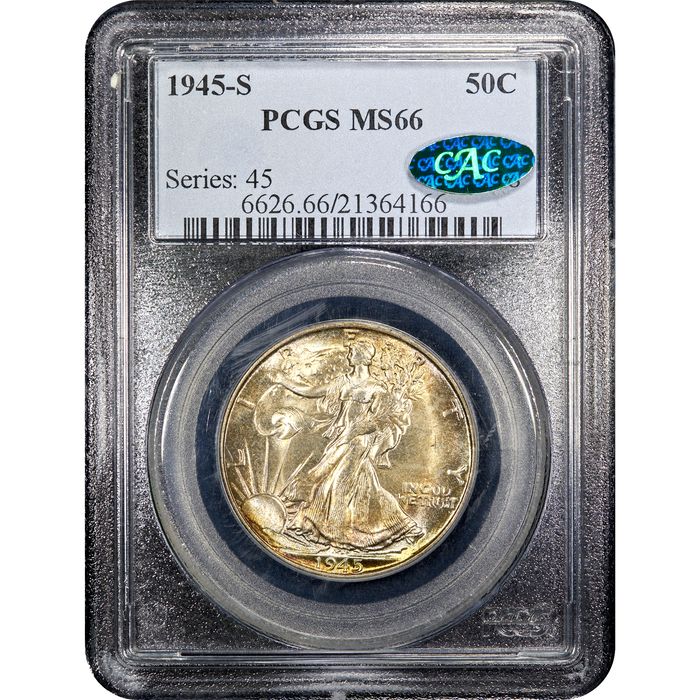 1945-S Walking Liberty Half Dollar (50c) Obverse Image