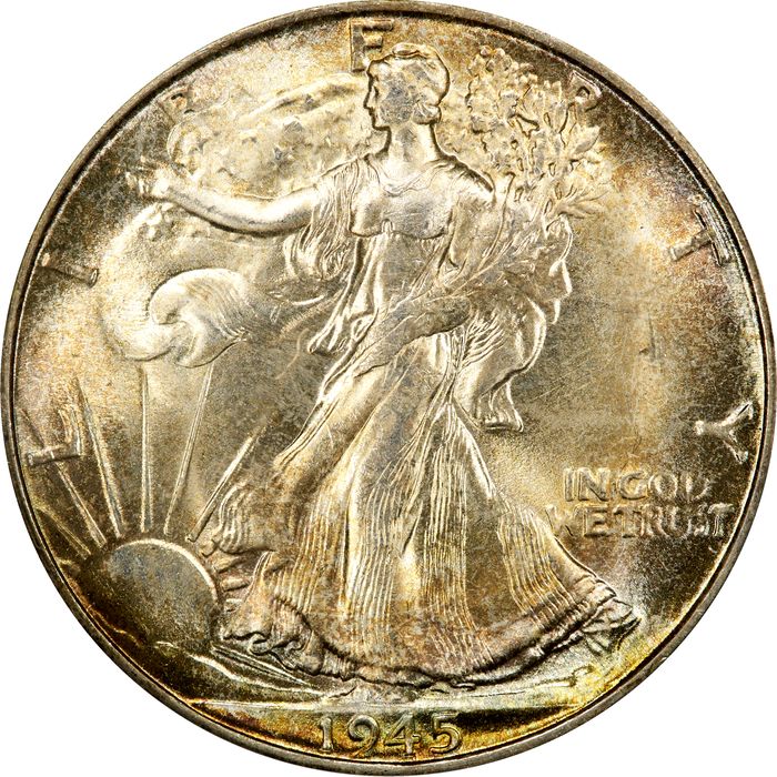 1945-S Walking Liberty Half Dollar (50c) Photo 3